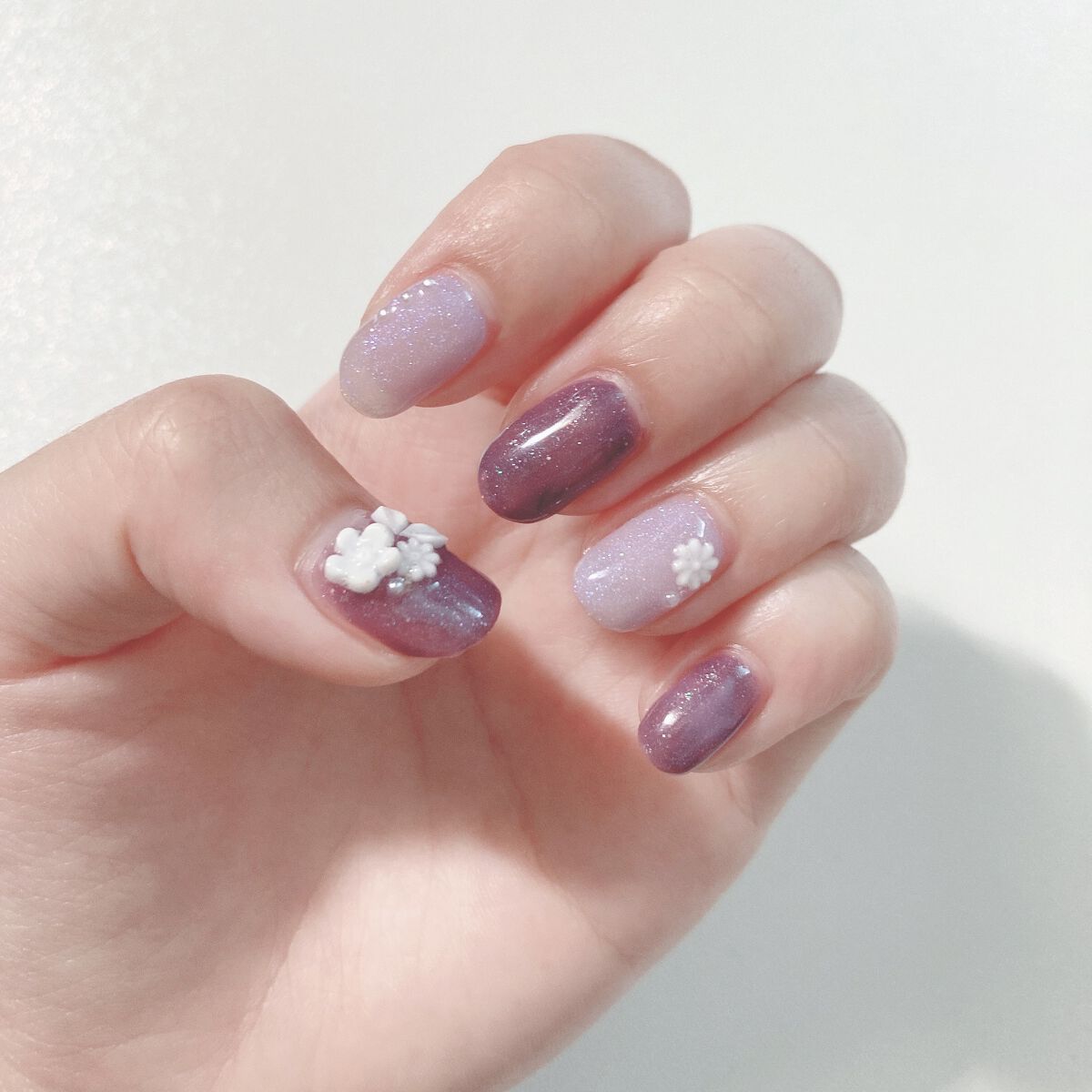 パル カラージェル アッシュパープル/キャンドゥ/ジェルネイルを使ったクチコミ（1枚目）