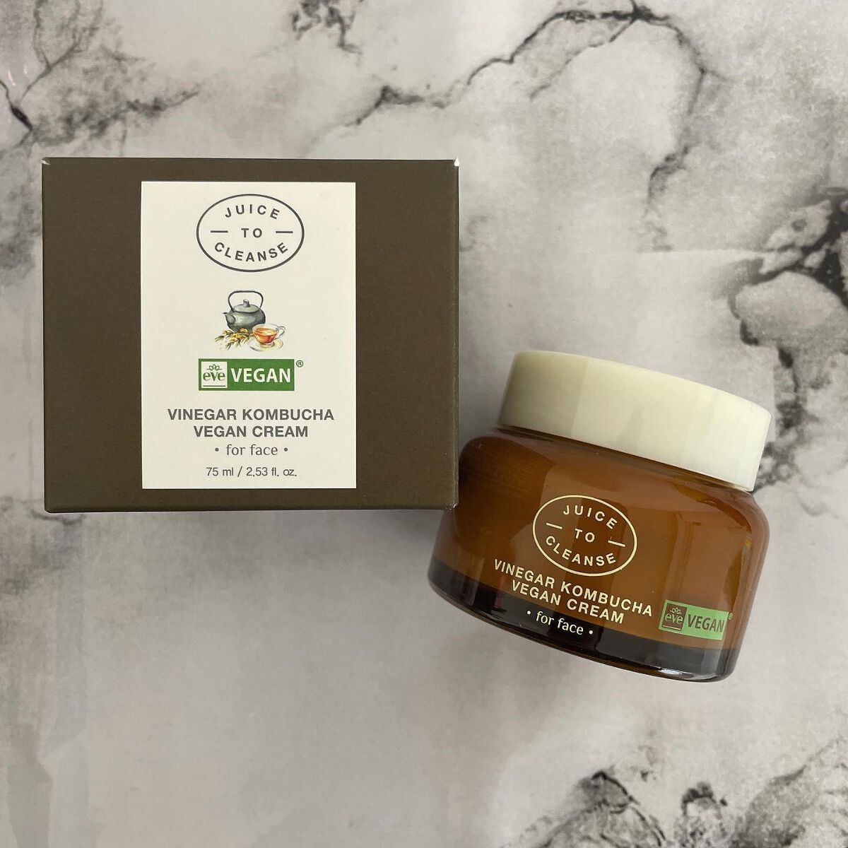 ビネガー コンブチャヴィーガン クリーム/JUICE TO CLEANSE/フェイスクリームを使ったクチコミ（1枚目）