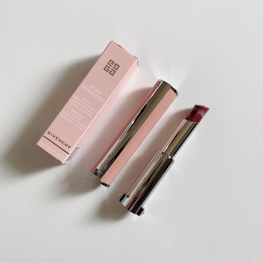 ローズ・パーフェクト No.117 チル・ブラウン/GIVENCHY/リップバームを使ったクチコミ（2枚目）