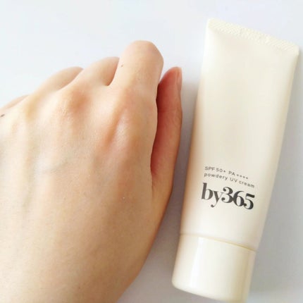 ゆー♡フォロバします on LIPS 「by365パウダリーUVクリーム#ぽてさらテクスチャーぽてっと..」(6枚目)