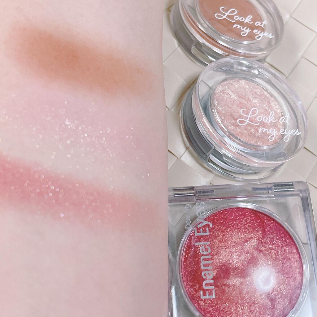 ルックアット マイアイジュエル BE105（生産終了）/ETUDE/単色アイシャドウを使ったクチコミ（3枚目）