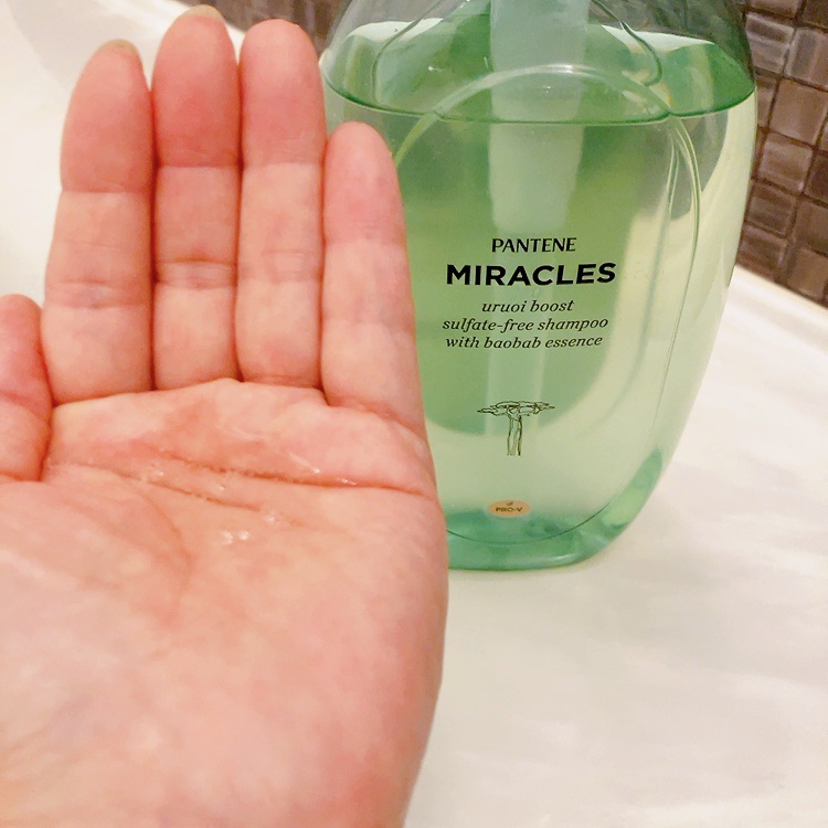 ミラクルズ うるおいブースト シャンプー/トリートメント/パンテーン/市販シャンプーを使ったクチコミ（2枚目）