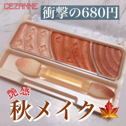 トーンアップアイシャドウ/CEZANNE/アイシャドウパレットを使ったクチコミ(1枚目)