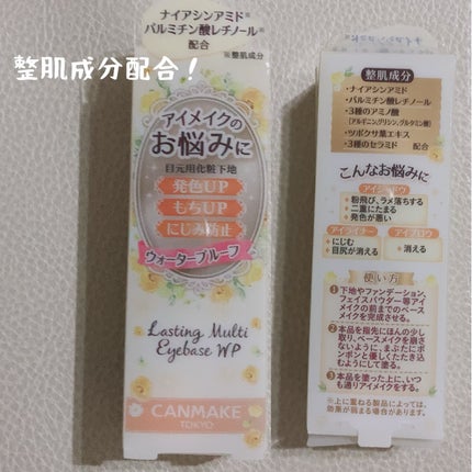 ラスティングマルチアイベース WP/キャンメイク/アイシャドウベースを使ったクチコミ(8枚目)