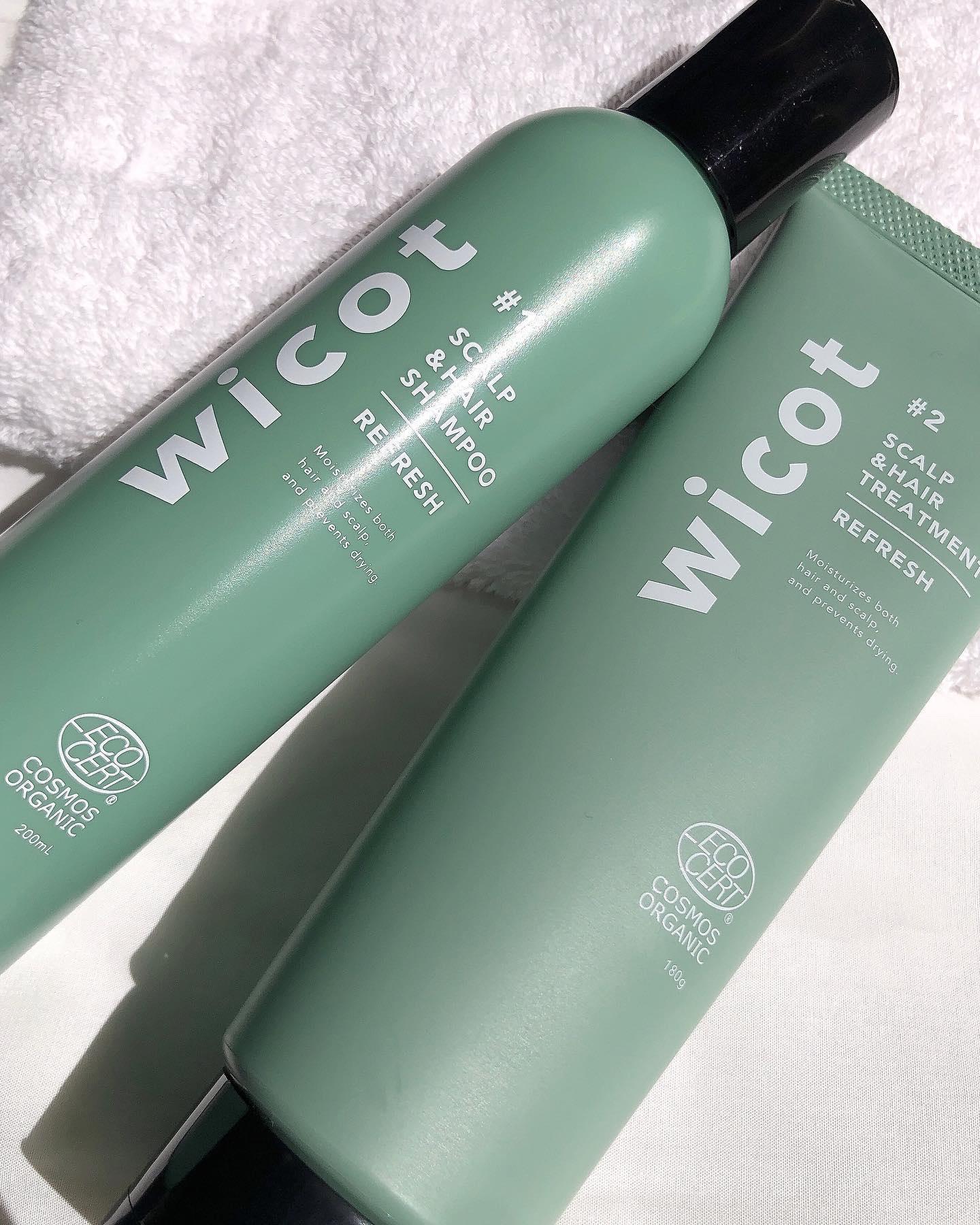 スカルプ＆ヘア シャンプー/トリートメント リフレッシュ/wicot/市販シャンプーを使ったクチコミ（1枚目）