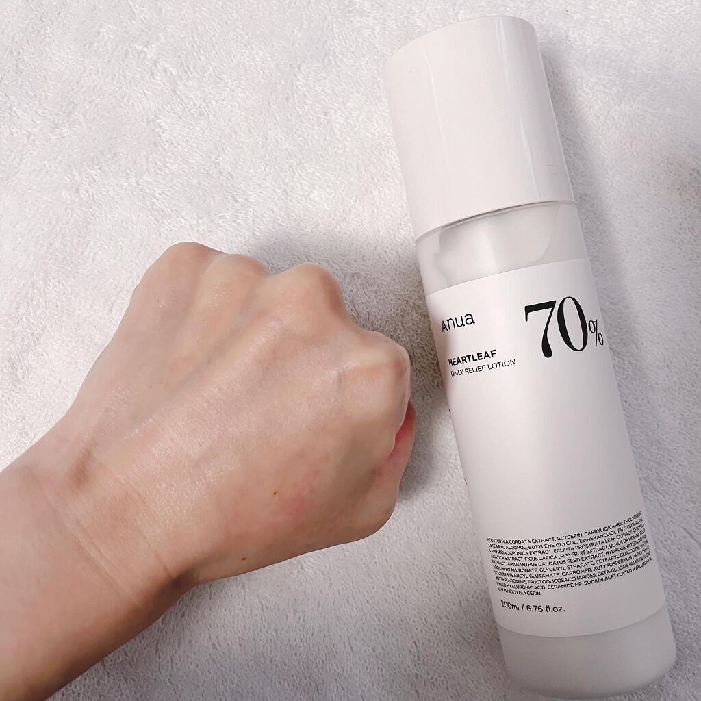 ドクダミ70デイリーリリーフローション/Anua/乳液を使ったクチコミ(3枚目)
