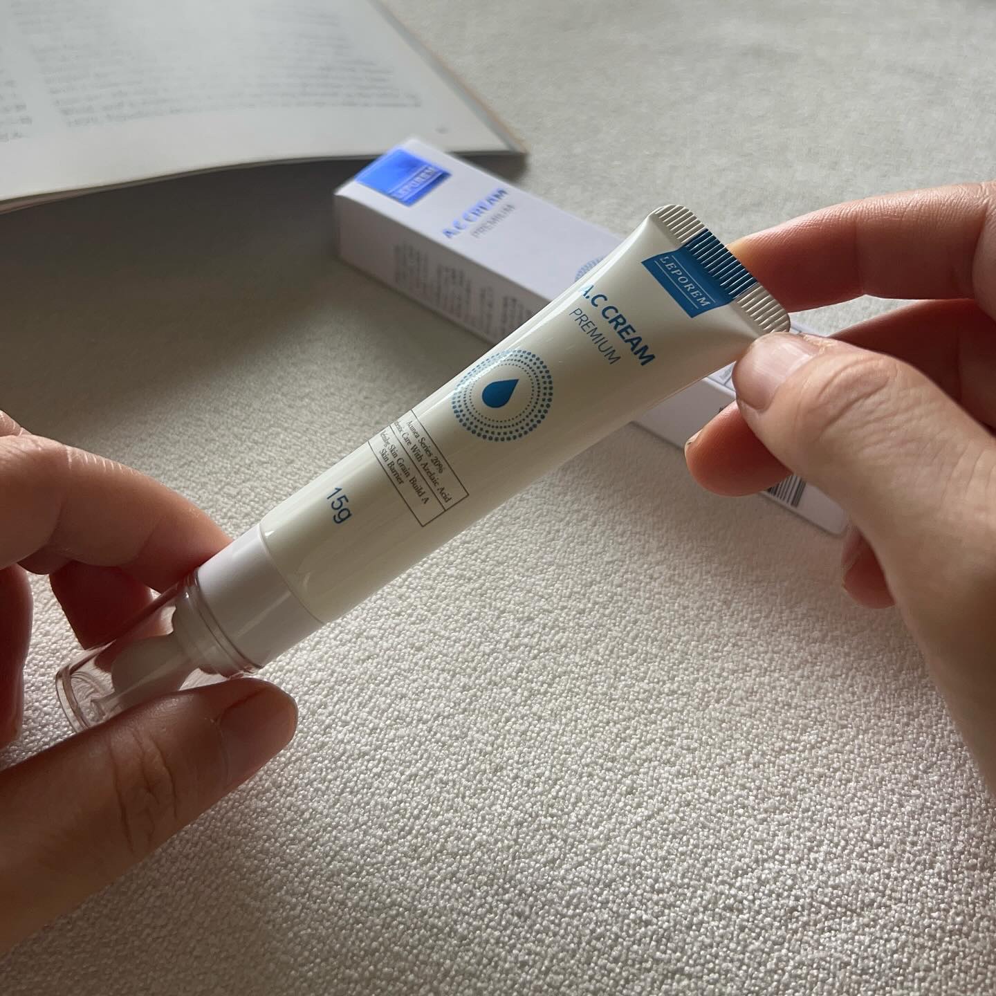 ACクリーム/LEPOREM/フェイスクリームを使ったクチコミ（1枚目）