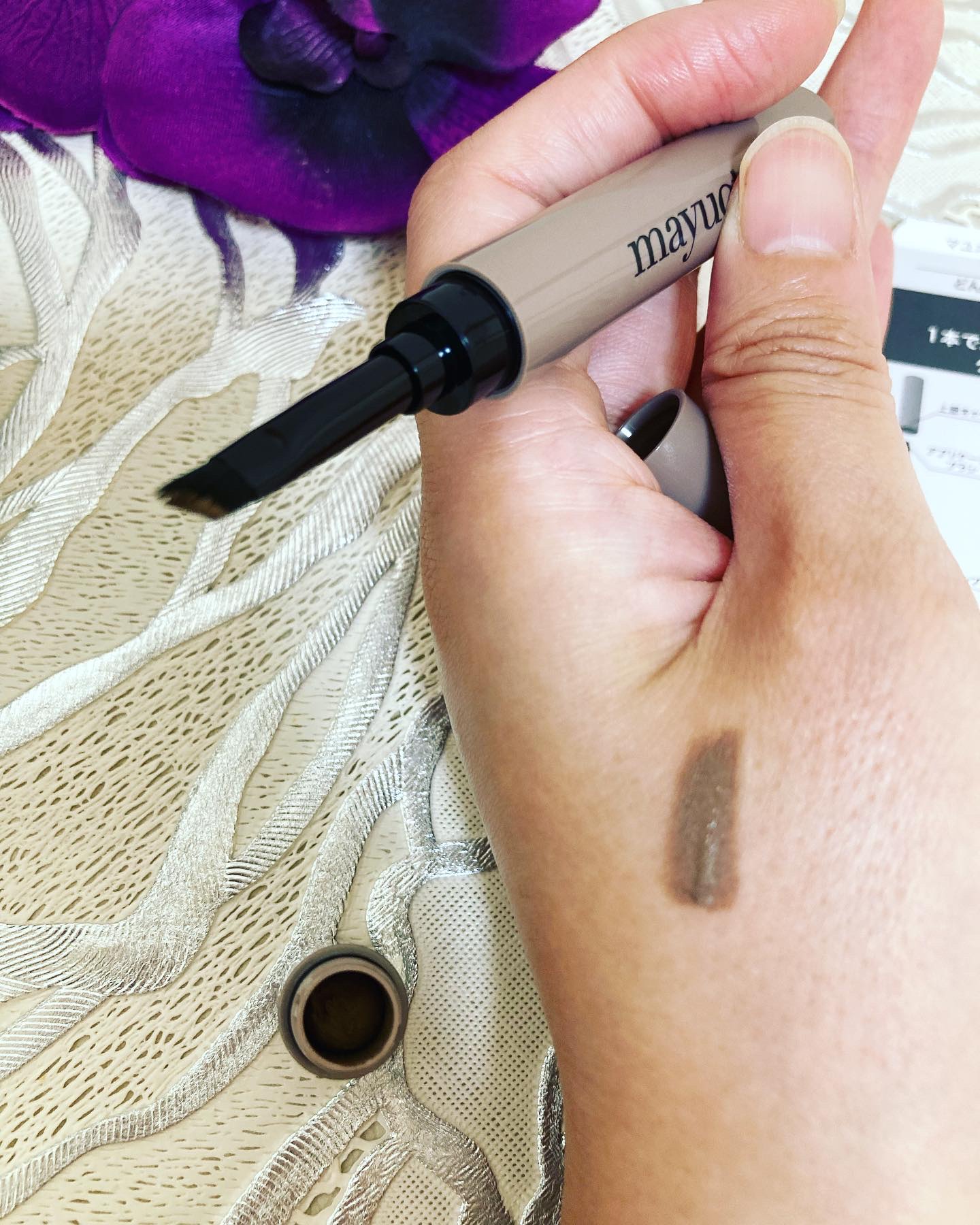 アイブロウクリームポマード/mayuota/その他アイブロウを使ったクチコミ（3枚目）