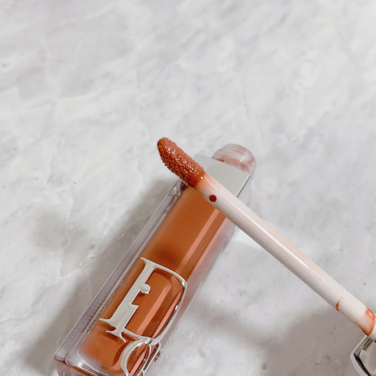 ディオール アディクト リップ マキシマイザー 039インテンス シナモン/Dior/リップグロスを使ったクチコミ（2枚目）