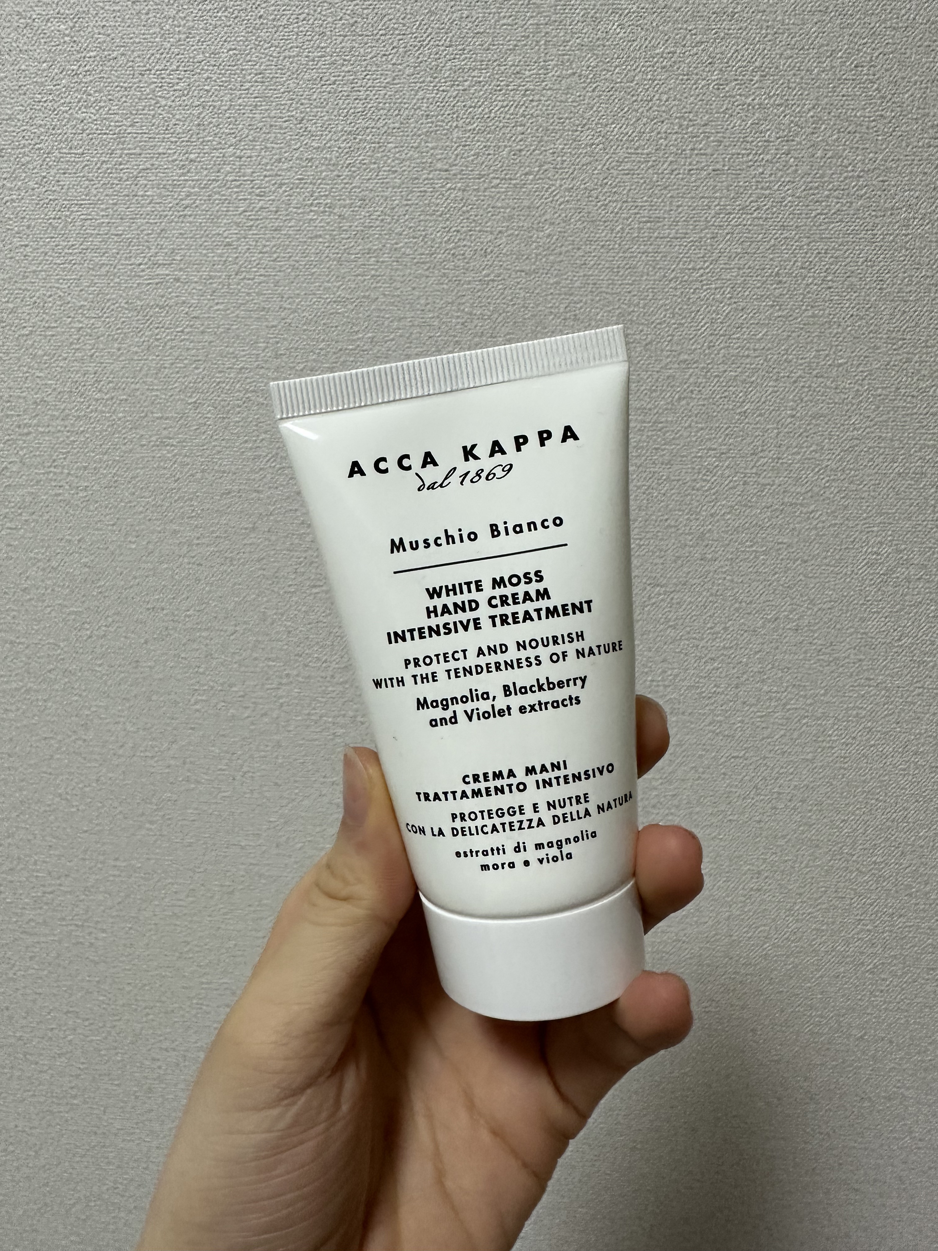 ホワイトモス ハンドクリーム/ACCA KAPPA(アッカカッパ)/ハンドクリームを使ったクチコミ（1枚目）