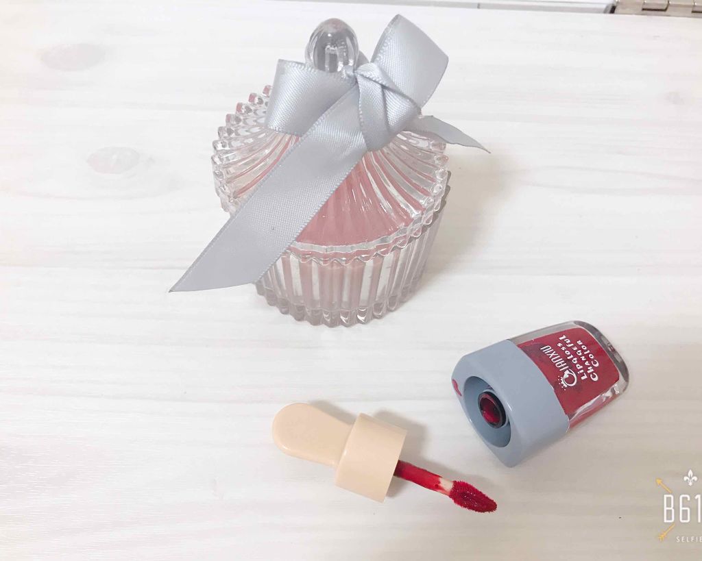 ディアダーリン ウォータージェルティント （アイスティント）/ETUDE/口紅を使ったクチコミ（3枚目）