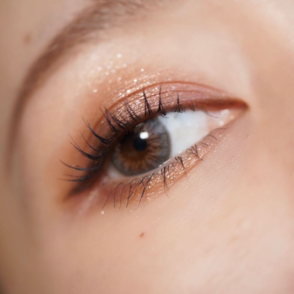 フレンチゴールド3コン/OLENS/カラーコンタクトレンズを使ったクチコミ(4枚目)