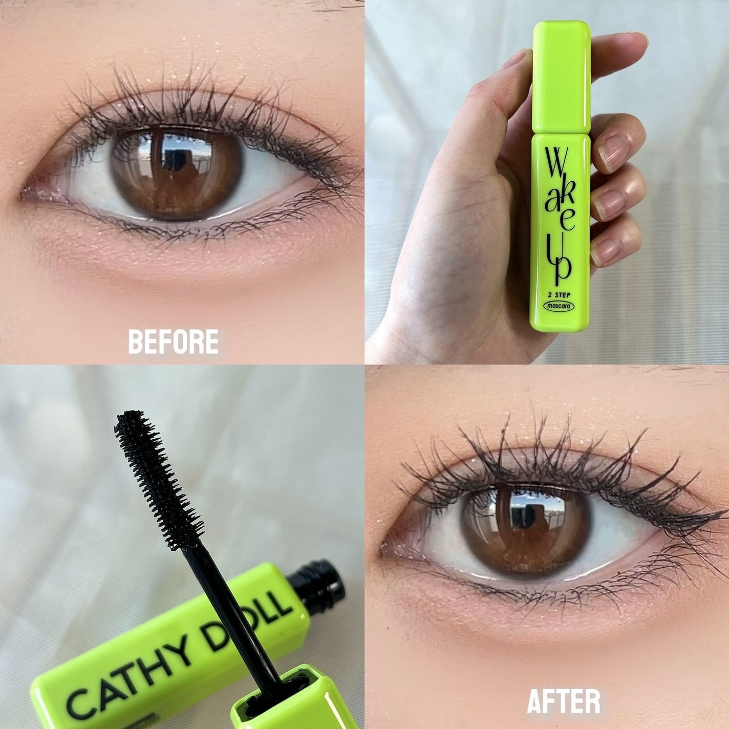 Cathy Doll ウェイクアップマスカラ/CathyDoll/マスカラを使ったクチコミ(2枚目)