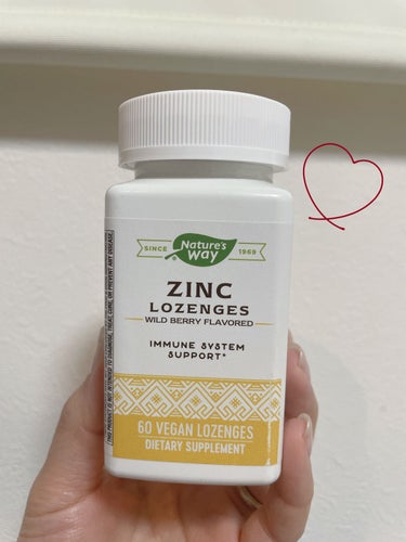 zinc lozenges/Nature's Way/健康サプリメントを使ったクチコミ（1枚目）
