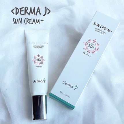 サンクリーム+/ DermaJ/日焼け止めクリームを使ったクチコミ(1枚目)