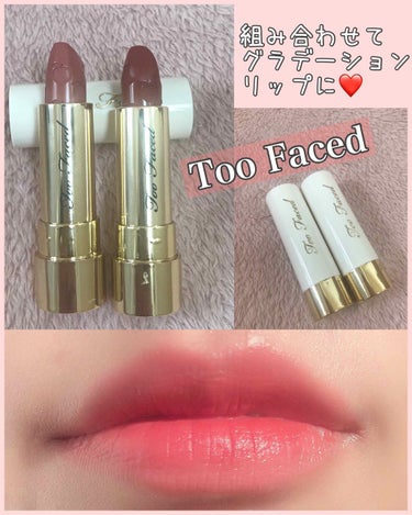 ジューシー マット ロングウェア リップスティック/Too Faced/口紅を使ったクチコミ（1枚目）