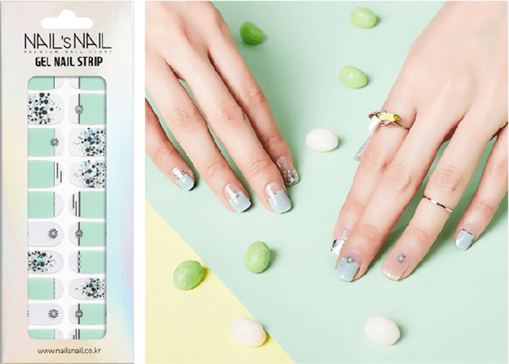 ネイルスネイル 104 ミントスパンコール