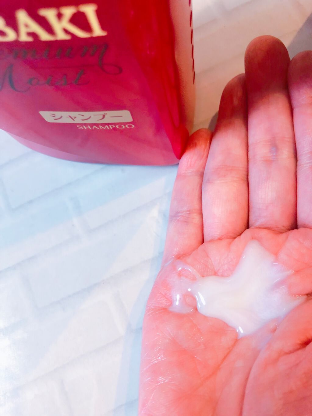 プレミアムモイスト シャンプー／ヘアコンディショナー コンディショナー 490ml/TSUBAKI/市販シャンプーを使ったクチコミ（2枚目）