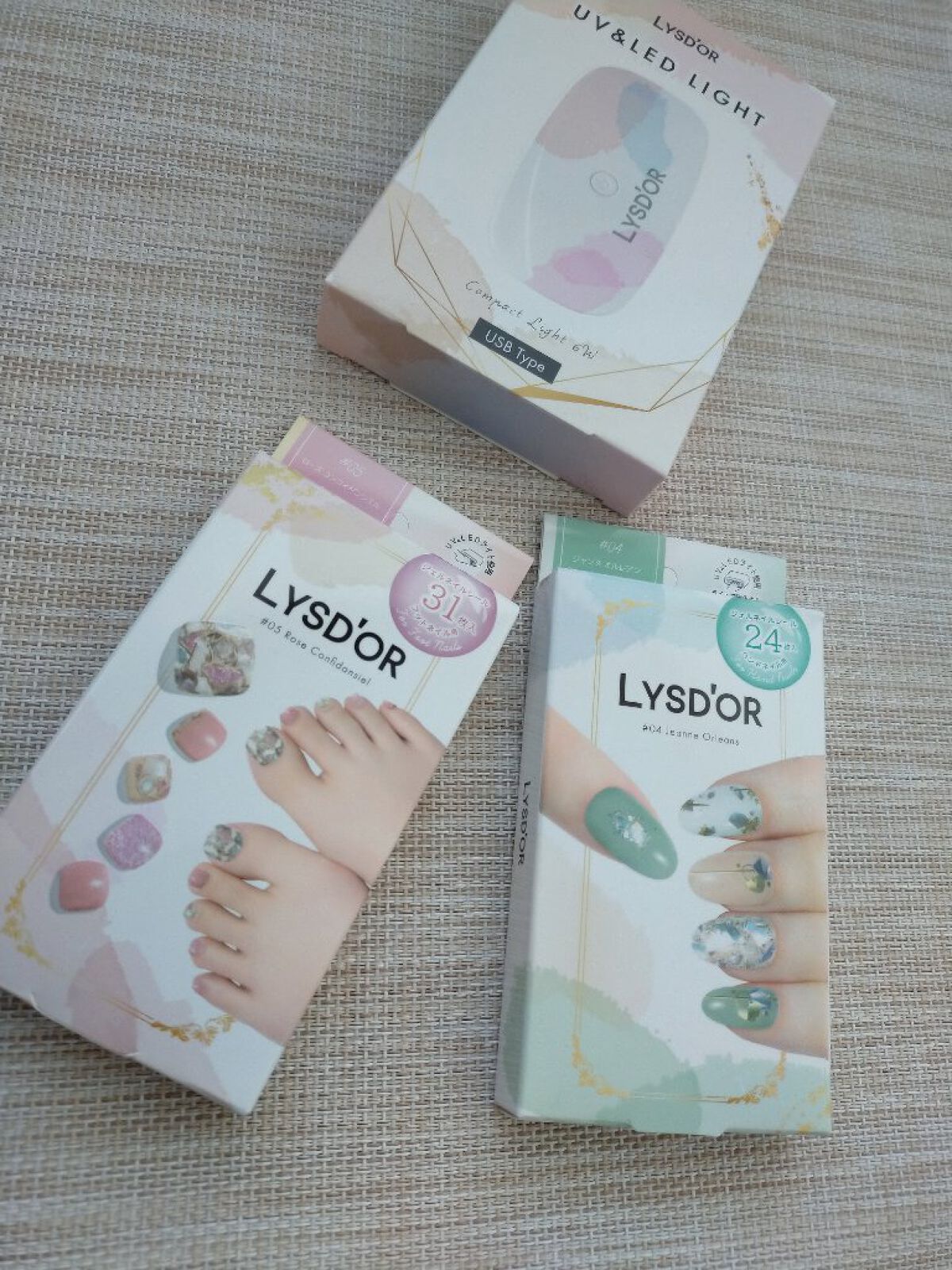 セミキュアジェルネイルシール ハンド用/LYSD’OR/ネイルシールを使ったクチコミ（1枚目）