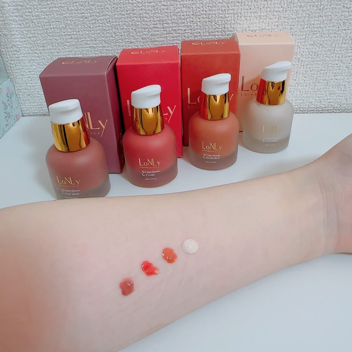 3S カラーセラム/LoNLy /リキッドチークを使ったクチコミ（2枚目）