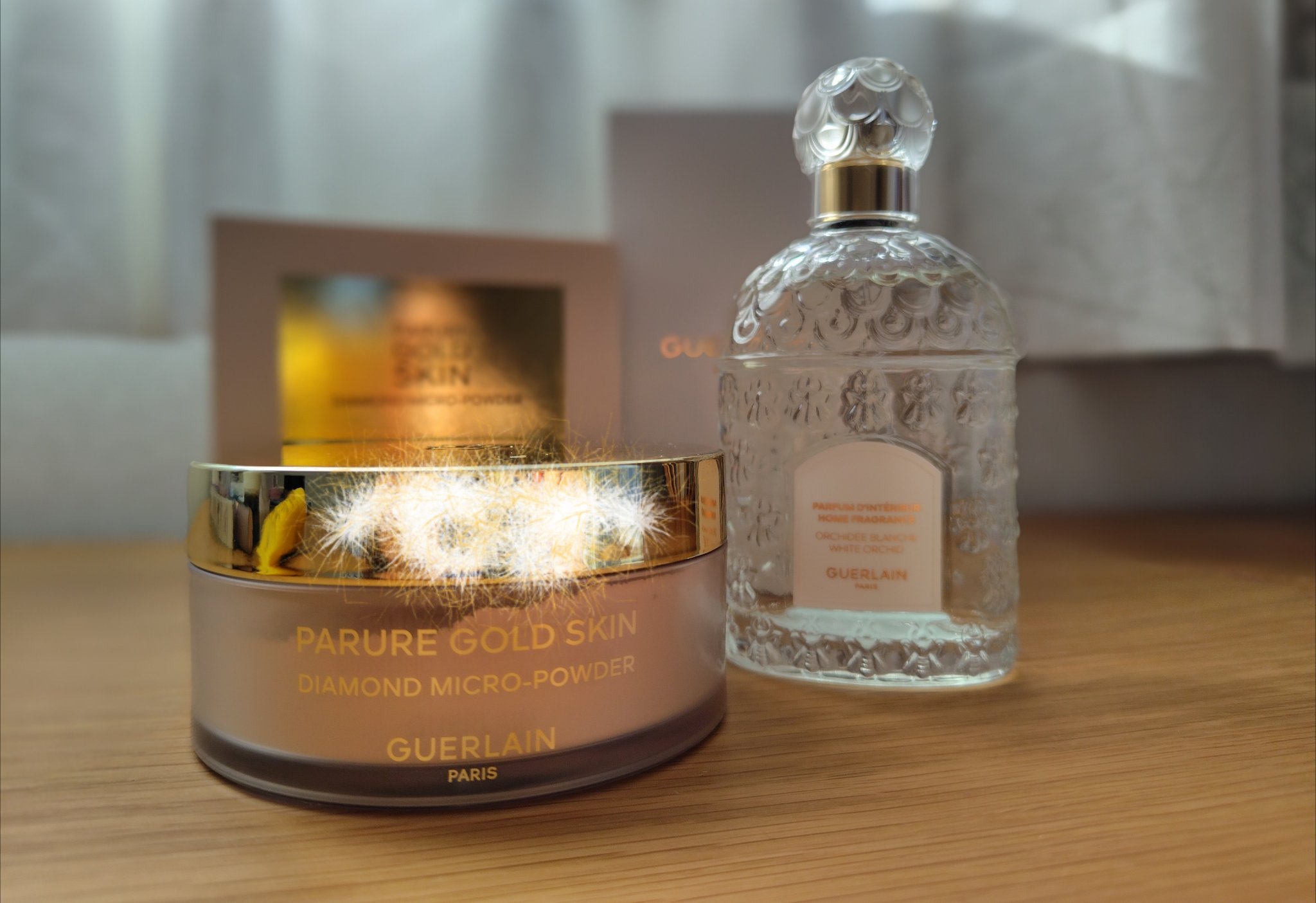 パリュール ゴールド スキン D-マイクロパウダー 02/GUERLAIN/ルースパウダーを使ったクチコミ（1枚目）