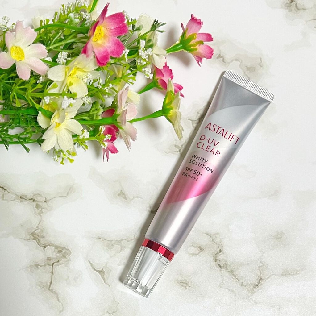 D-UVクリア ホワイトソリューション/アスタリフト/日焼け止めクリームを使ったクチコミ(1枚目)