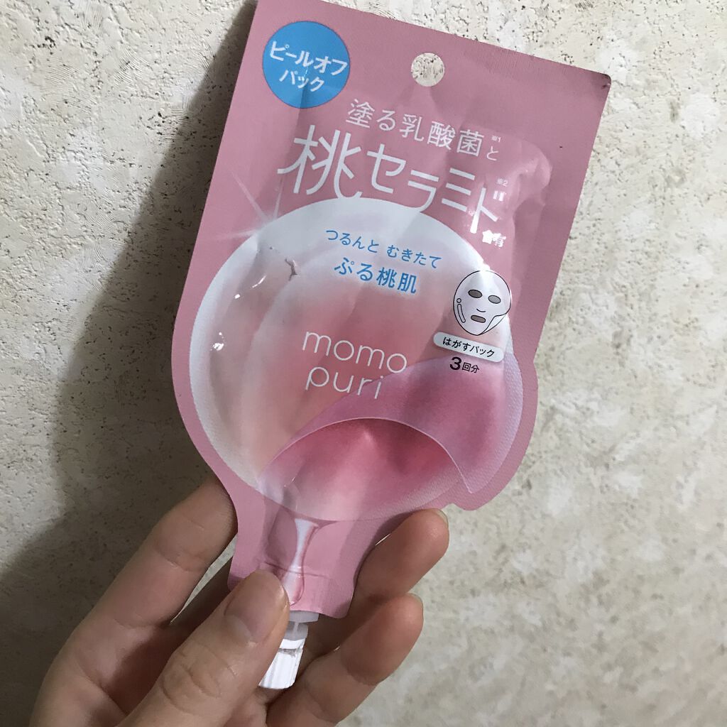 ももぷり フレッシュピールオフパック/ももぷり/ピーリングを使ったクチコミ（2枚目）