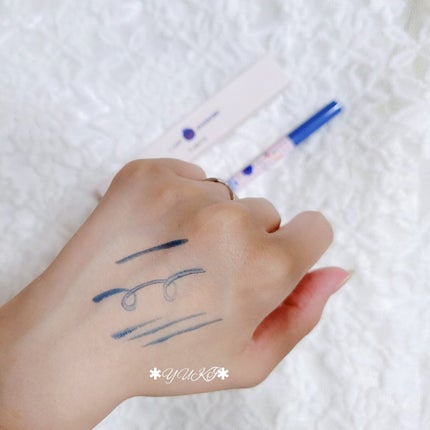 サラダdeフルーツカラーリキッドアイライナーWP/FLORTTE/リキッドアイライナーを使ったクチコミ(3枚目)