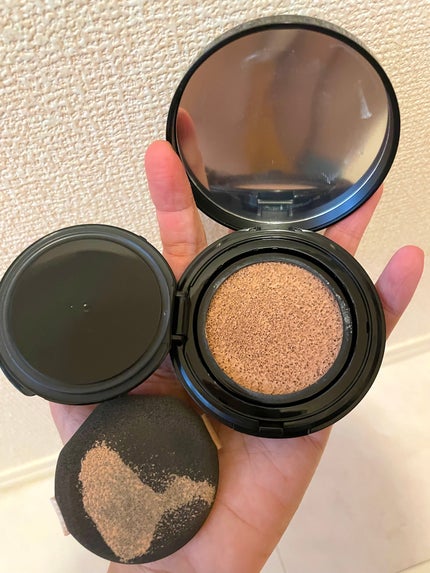 ドラマティックエッセンスクッション グロウ/マキアージュ/クッションファンデーションを使ったクチコミ(2枚目)