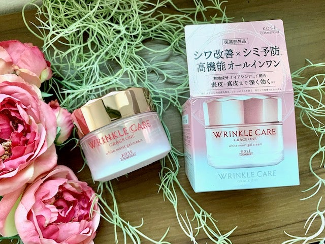 リンクルケア ホワイト モイストジェルクリーム/グレイスワン/オールインワン化粧品を使ったクチコミ(1枚目)