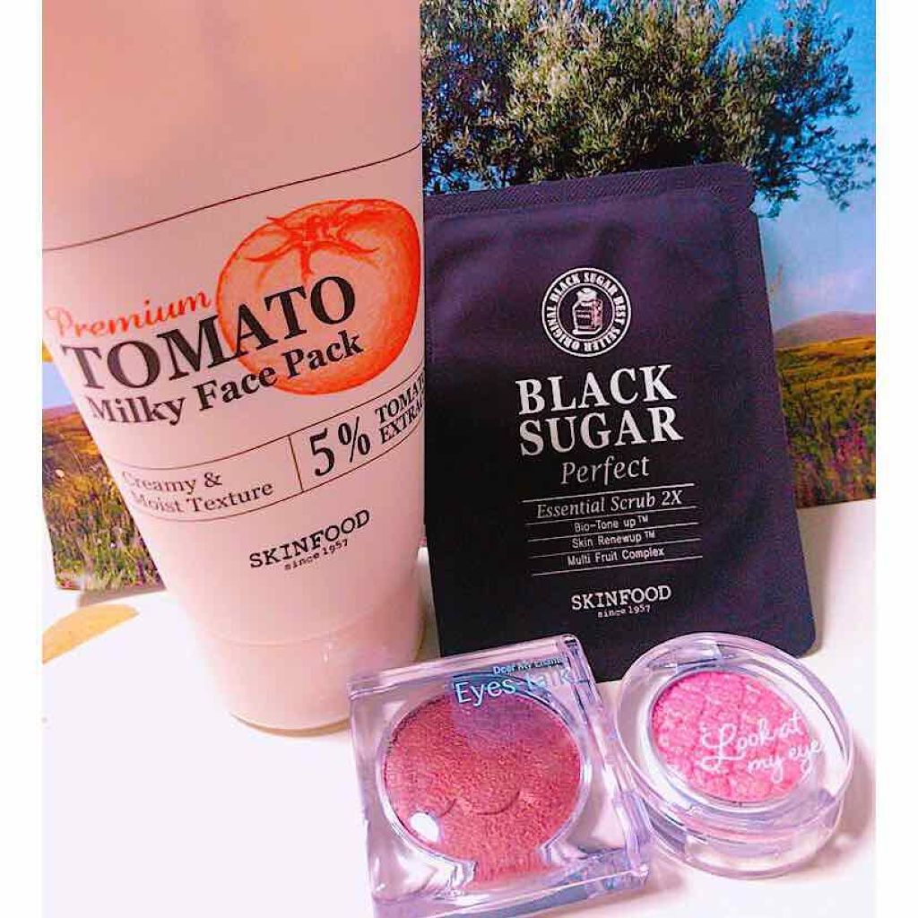 プレミアムトマト ミルキーフェイスパック/SKINFOOD/洗い流すパック・マスクを使ったクチコミ(1枚目)