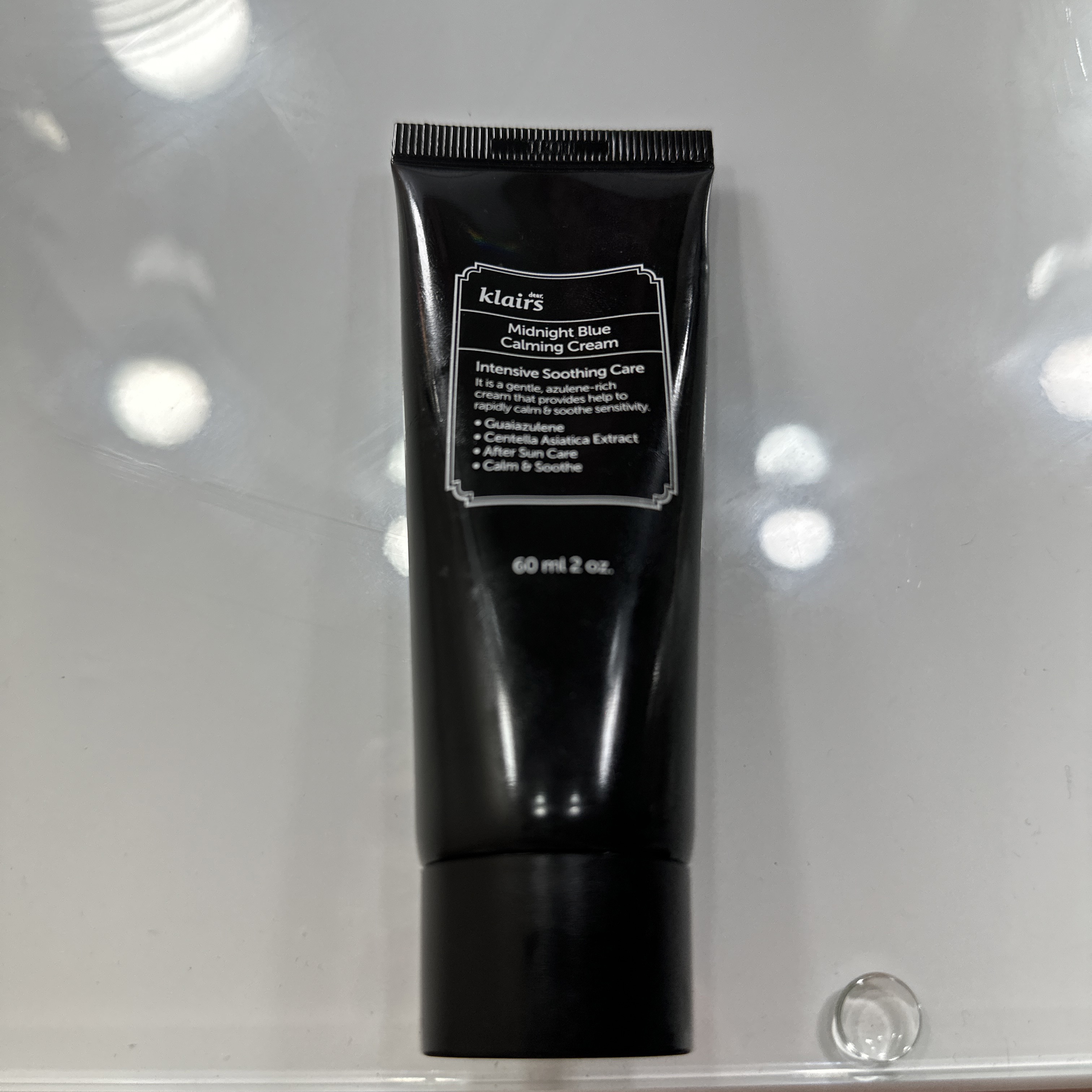 ミッドナイトブルーカーミングクリーム/Klairs/フェイスクリームを使ったクチコミ（1枚目）