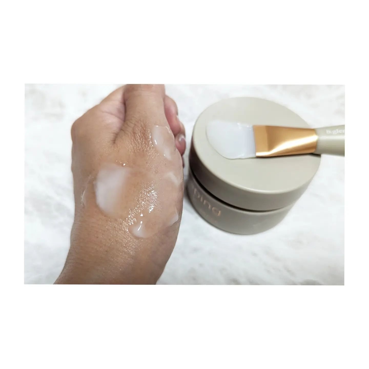 スリーピングマスク with CICA/b.glen/フェイスクリームを使ったクチコミ（3枚目）