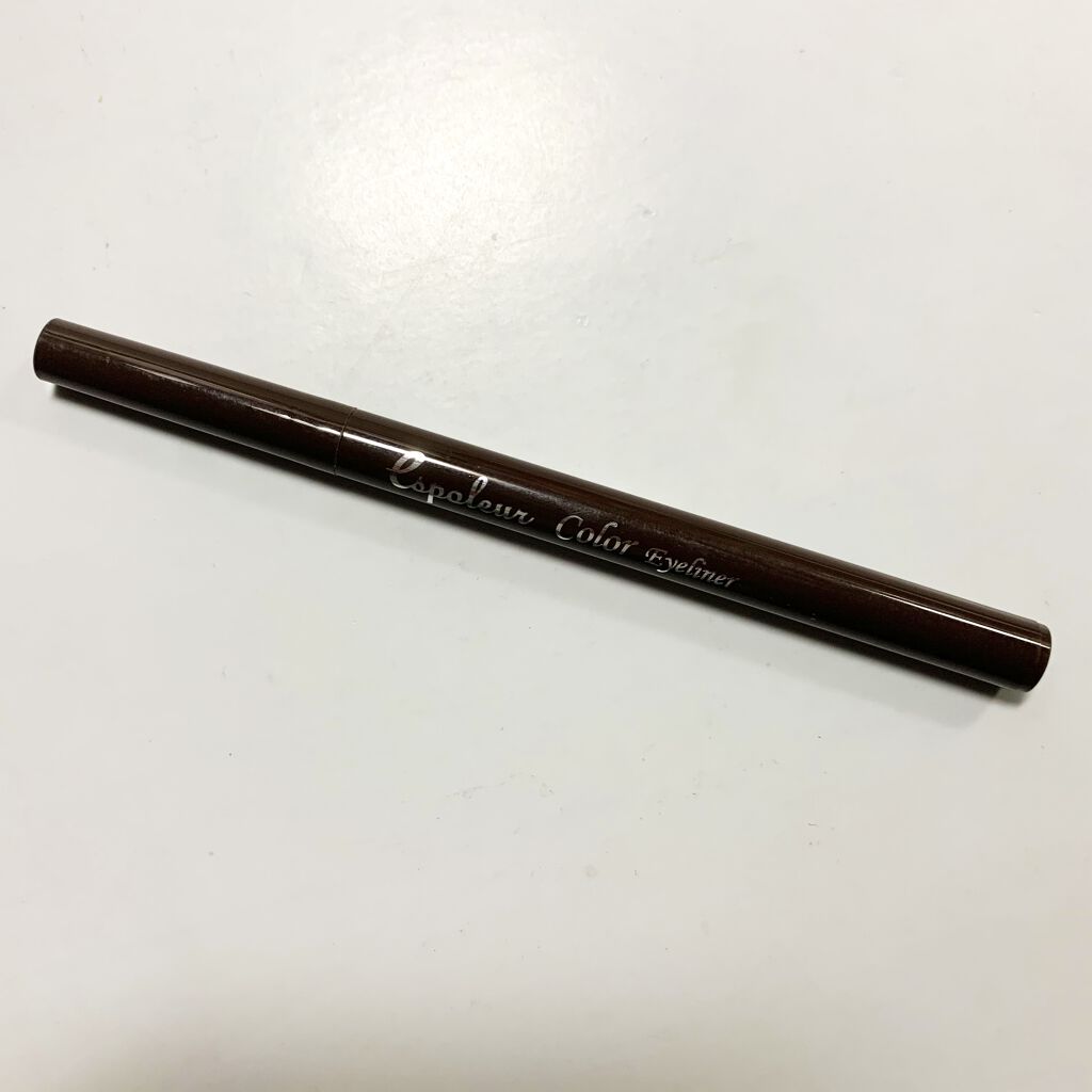 エスポルールカラーアイライナー ダークブラウン/エスポルール/リキッドアイライナーを使ったクチコミ（2枚目）