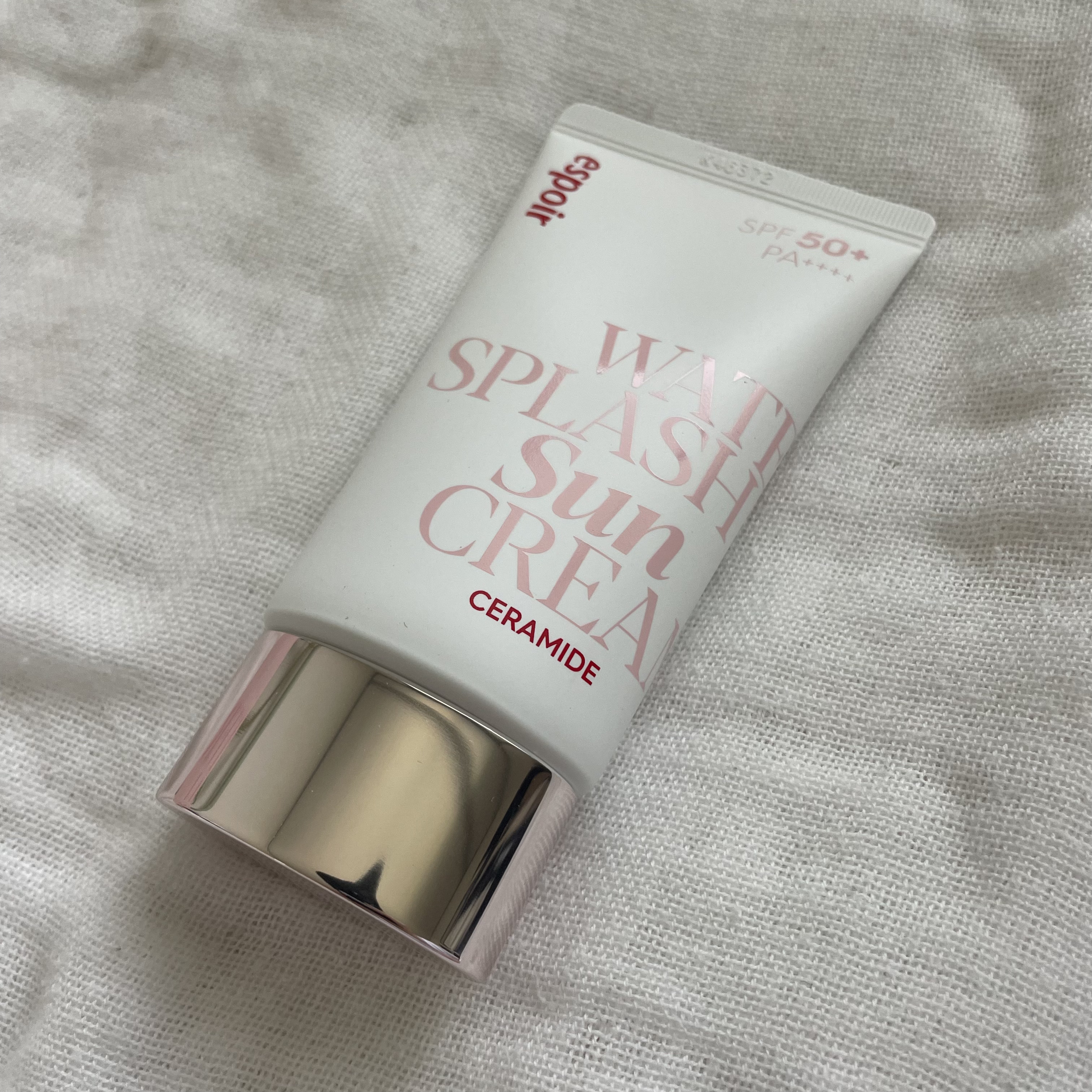 ウォータースプラッシュサンクリーム セラミド/espoir/日焼け止めクリームを使ったクチコミ（2枚目）