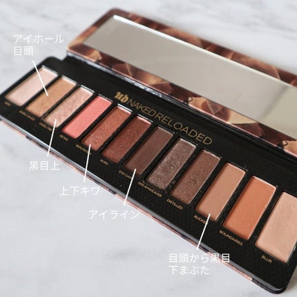 NAKED RELODED/アーバンディケイ/アイシャドウパレットを使ったクチコミ(4枚目)
