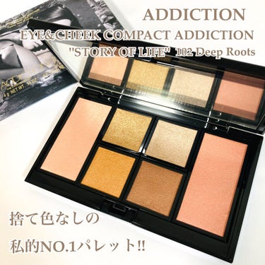 アイ ＆ チーク コンパクトアディクション “ストーリー オブ ライフ” 102 Deep Roots/ADDICTION/アイシャドウパレットを使ったクチコミ（1枚目）