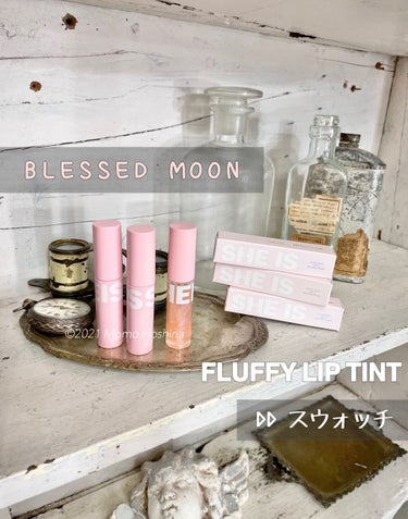 フラッフィリップティント/BLESSED MOON/リップグロスを使ったクチコミ（1枚目）