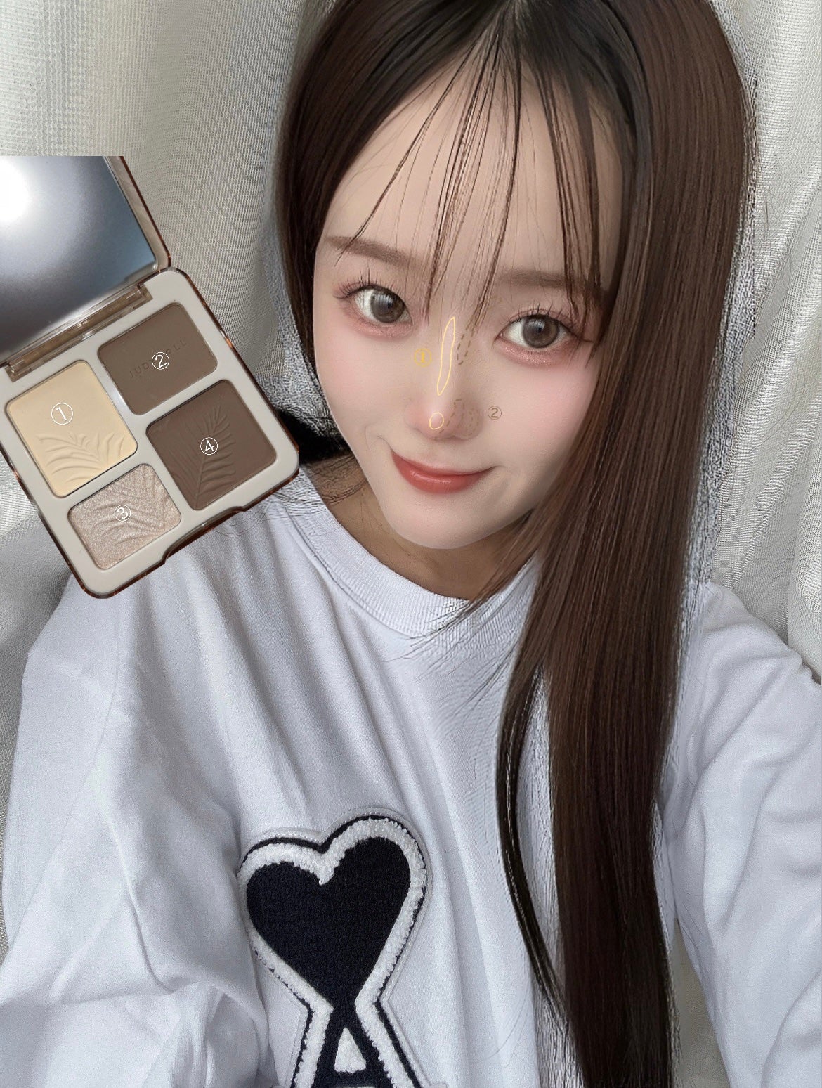 【旧】ディオール バックステージ フェイス グロウ パレット/Dior/ハイライトを使ったクチコミ(3枚目)