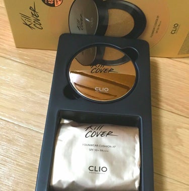 CLIO 
キルカバー ファンフェアクッションXP
004 ジンジャー

このクッションファンデをきっかけに
今やCLIOのコスメがマイブームになっています。(*´∀｀*)

カバー力がすごいとの口コミ