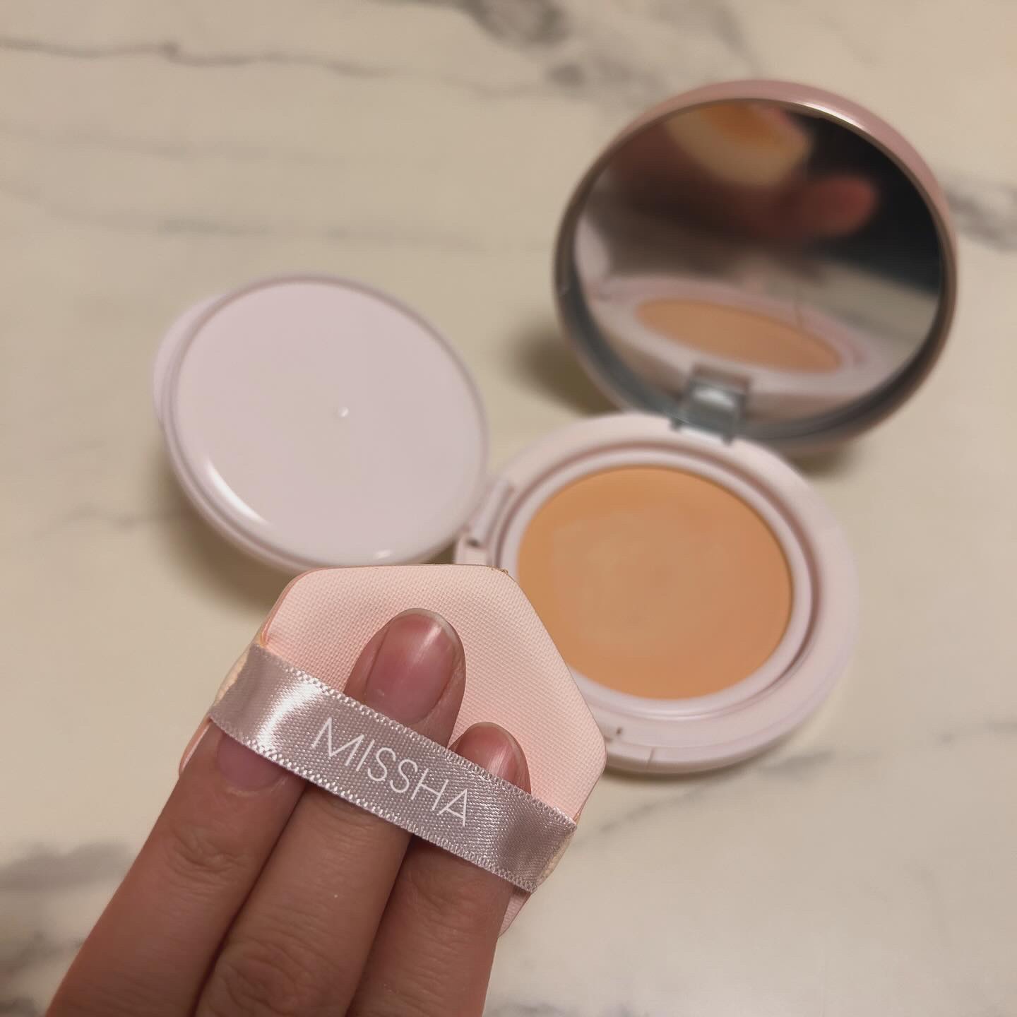 ミシャ M スキンフェイクバーム/MISSHA/クリーム・エマルジョンファンデーションを使ったクチコミ（2枚目）