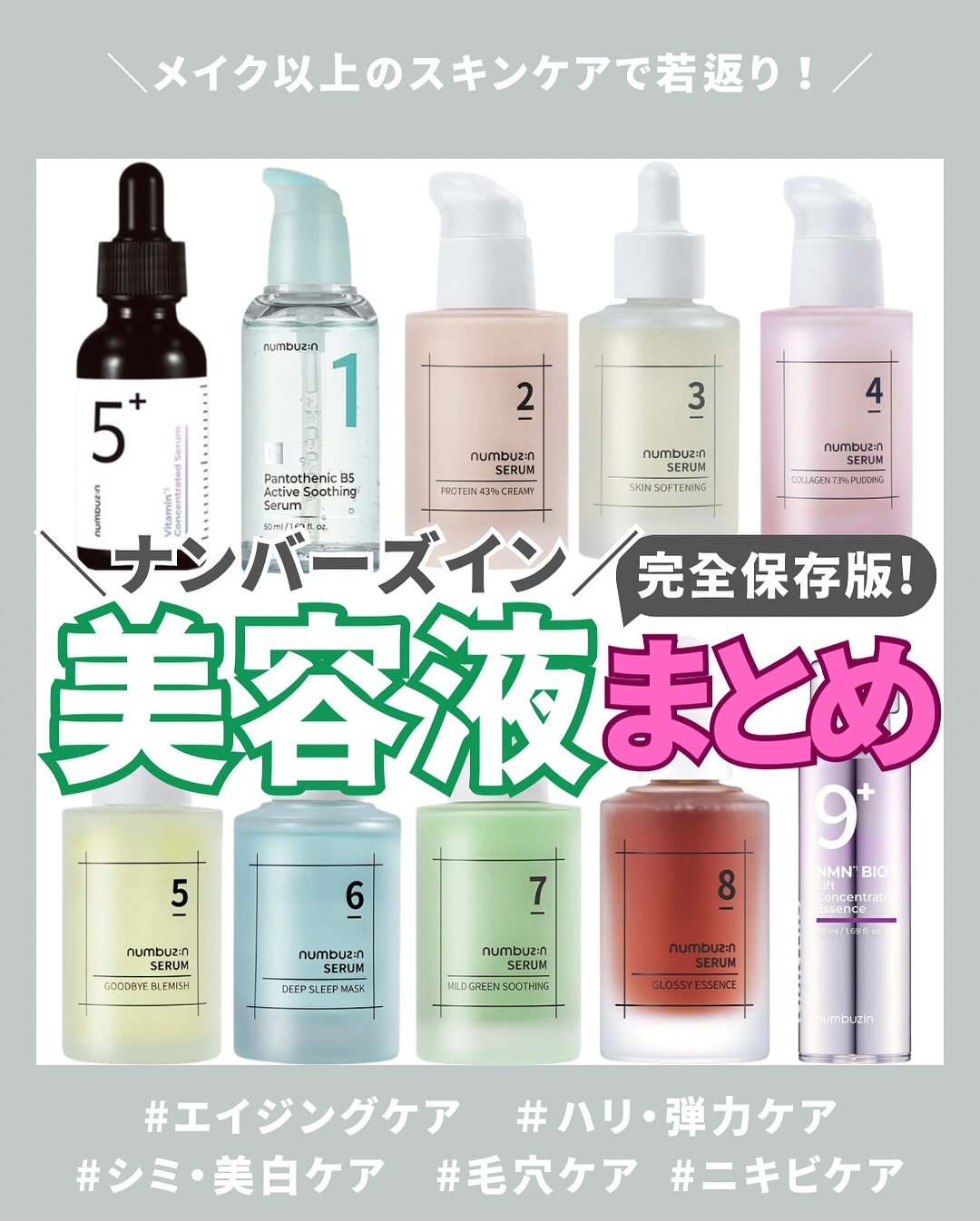 5番 朝晩ビタミン75%セラム/numbuzin/美容液を使ったクチコミ（1枚目）