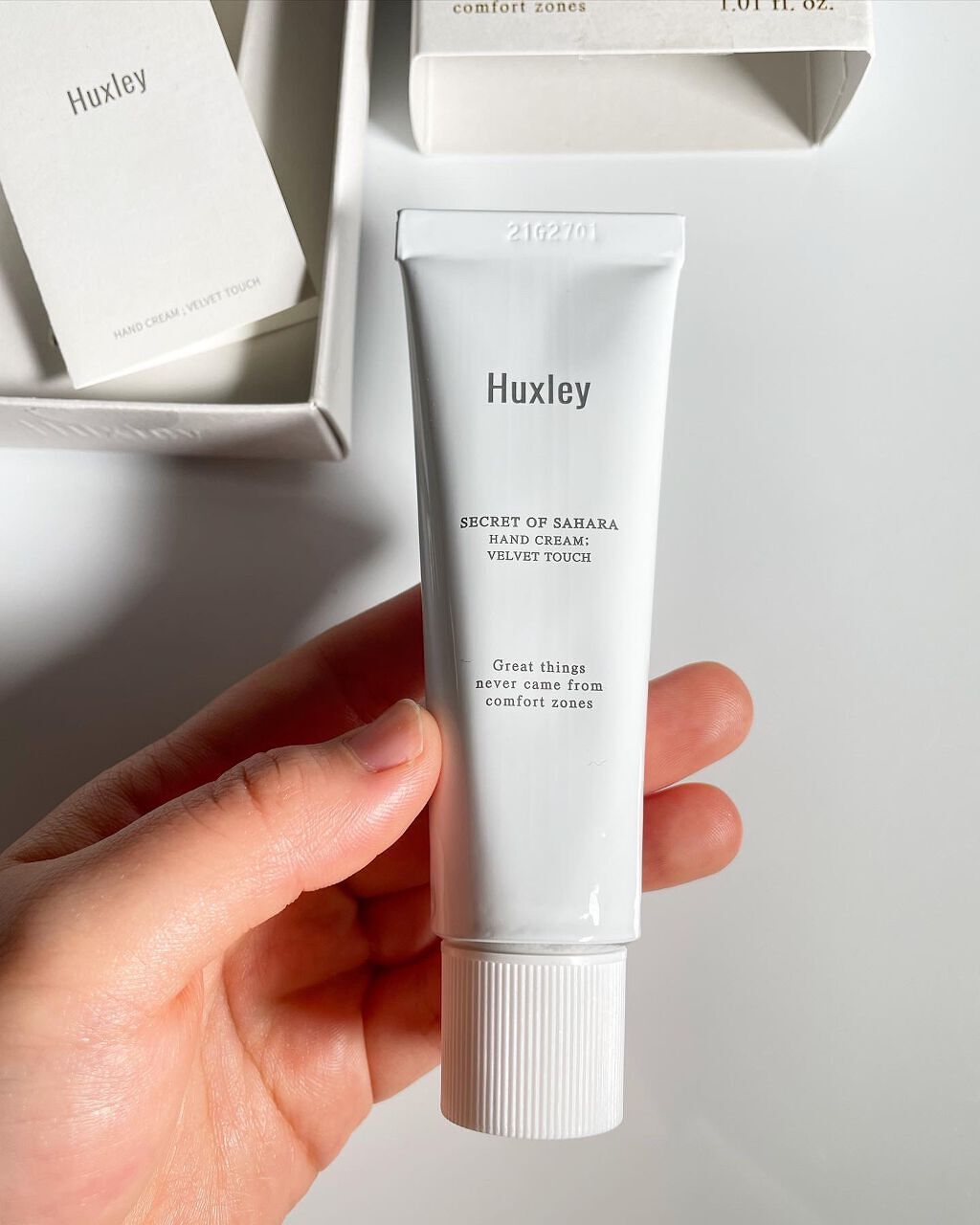 ハンドクリーム;ベルベットタッチ/Huxley/ハンドクリームを使ったクチコミ(2枚目)