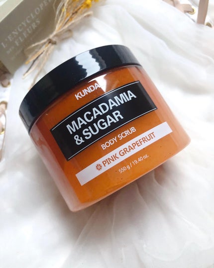 シュガーボディスクラブ アカシアモリンガ/KUNDAL/ボディスクラブを使ったクチコミ(6枚目)