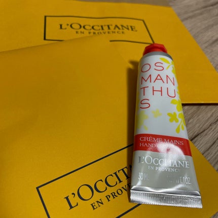 オスマンサス ハンドクリーム/L'OCCITANE/ハンドクリームを使ったクチコミ(1枚目)