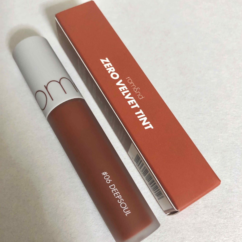 ゼロベルベットティント/rom&nd/リップティントを使ったクチコミ(1枚目)