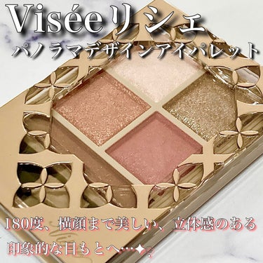 パノラマデザイン アイパレット/Visée/パウダーアイシャドウを使ったクチコミ（7枚目）