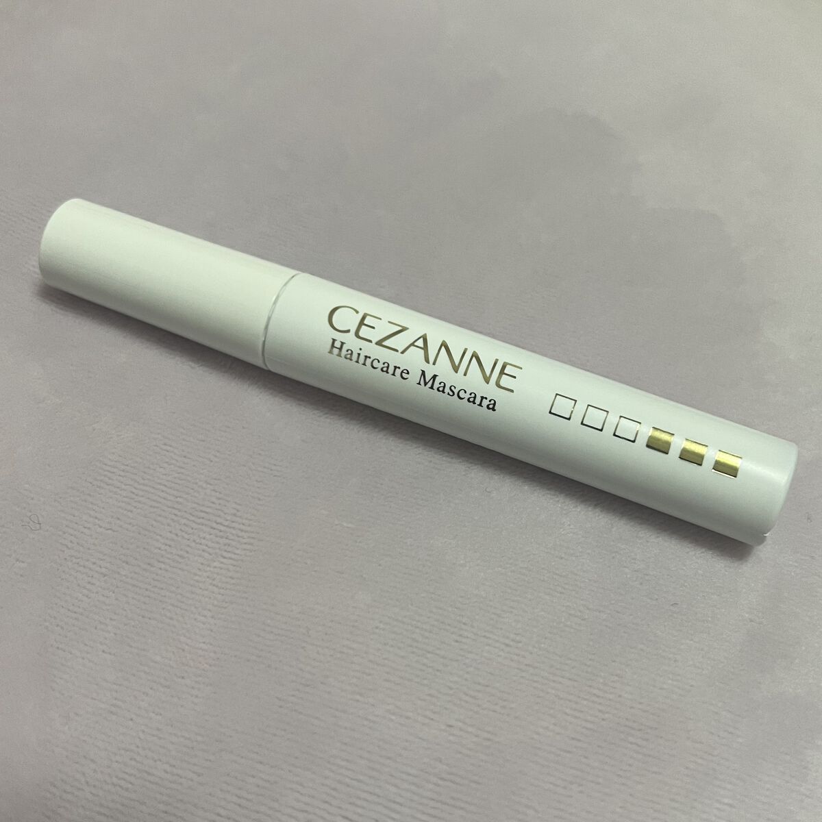 ヘアケアマスカラ/CEZANNE/ヘアジェルを使ったクチコミ（1枚目）