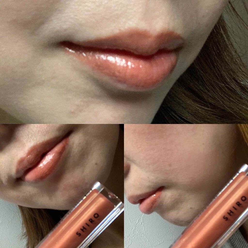 エッセンスリップオイルカラー/SHIRO/リップオイルを使ったクチコミ（2枚目）