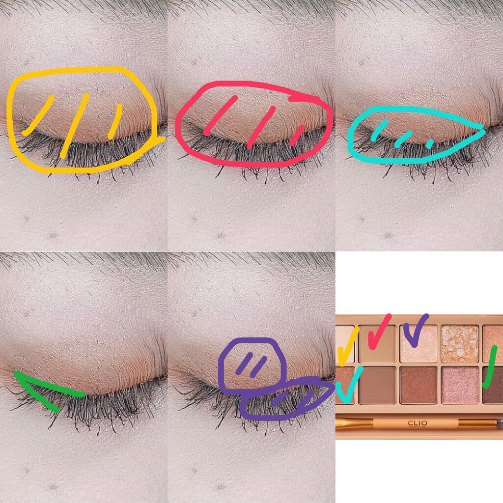 プロ アイ パレット/CLIO/アイシャドウパレットを使ったクチコミ(2枚目)